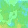 Топографическая карта Грибки, высота, рельеф