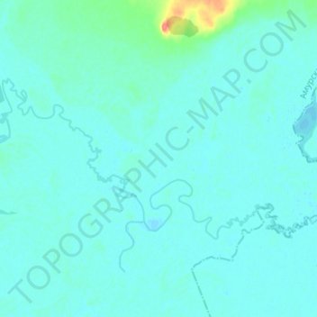 Топографическая карта Чирки, высота, рельеф