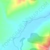 Топографическая карта Солонцово, высота, рельеф