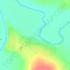 Топографическая карта Шашкино, высота, рельеф