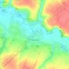 Топографическая карта Радьковка, высота, рельеф