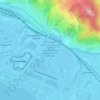 Топографическая карта Природный орнитологический парк в Имеретинской низменности. Кластер 4, высота, рельеф