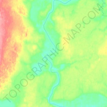 Топографическая карта Маковская, высота, рельеф