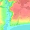 Топографическая карта Новлянское, высота, рельеф