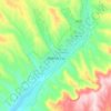 Топографическая карта Майлуу-Суу, высота, рельеф