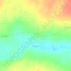 Топографическая карта Дулино, высота, рельеф