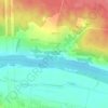 Топографическая карта Тарбушево, высота, рельеф