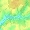 Топографическая карта Бараново, высота, рельеф