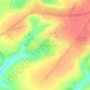 Топографическая карта Дубровка, высота, рельеф
