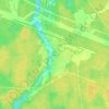 Топографическая карта Водогон, высота, рельеф