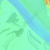 Топографическая карта Исеневская, высота, рельеф