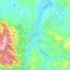 Топографическая карта Алтайское, высота, рельеф