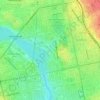 Топографическая карта сквер ЮНЕСКО, высота, рельеф