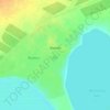 Топографическая карта Акмол, высота, рельеф