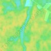 Топографическая карта Кересть, высота, рельеф