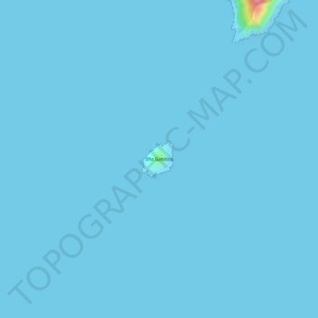 Топографическая карта Ilha Sumítica, высота, рельеф