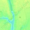 Топографическая карта Белозерка, высота, рельеф