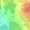 Топографическая карта Гверздонь, высота, рельеф