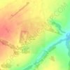 Топографическая карта Светлая Поляна, высота, рельеф