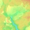 Топографическая карта Бершово, высота, рельеф