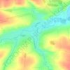 Топографическая карта Лихой, высота, рельеф