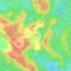 Топографическая карта Балашово, высота, рельеф