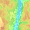 Топографическая карта Нестерково, высота, рельеф