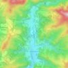 Топографическая карта Пластунка, высота, рельеф
