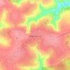 Топографическая карта Верхососна, высота, рельеф