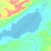Топографическая карта 黑石北湖, высота, рельеф