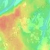Топографическая карта Богданцево, высота, рельеф