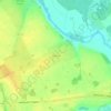 Топографическая карта Красное, высота, рельеф