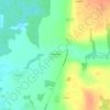 Топографическая карта Иванищево, высота, рельеф