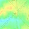 Топографическая карта Красный, высота, рельеф