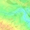 Топографическая карта Петелино, высота, рельеф