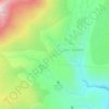 Топографическая карта Дачные горячие источники - группа Активная, высота, рельеф