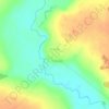 Топографическая карта Ичкино, высота, рельеф