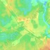 Топографическая карта Будогощь, высота, рельеф