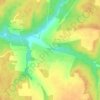 Топографическая карта Понурово, высота, рельеф