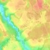 Топографическая карта Новинки, высота, рельеф