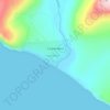 Топографическая карта Сиреники, высота, рельеф