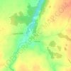 Топографическая карта Умрева, высота, рельеф