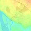 Топографическая карта Ямышево, высота, рельеф