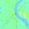 Топографическая карта Муксиново, высота, рельеф