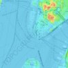 Топографическая карта Battery Park, высота, рельеф