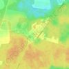 Топографическая карта Бибирево, высота, рельеф
