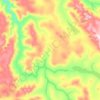 Топографическая карта Большая Тырканда, высота, рельеф