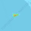 Топографическая карта 小铲岛, высота, рельеф