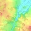 Топографическая карта Подольное, высота, рельеф