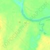 Топографическая карта Ирек, высота, рельеф